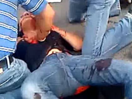 Neda Agha Sultani prodly wearing jeans while being murdered by regime