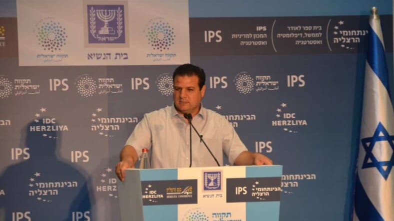 Chairman of the Joint Arab List MK Ayman Odeh,
