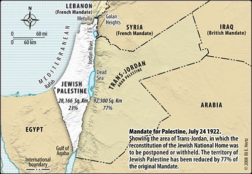 Mandate for Palestine 1922