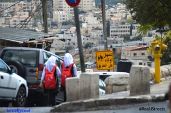 image Silwan sign in Arabic only
