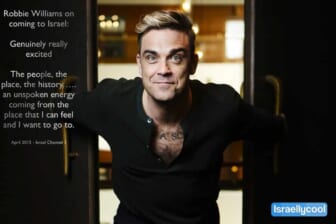 Robbie-Williams coming to Israel