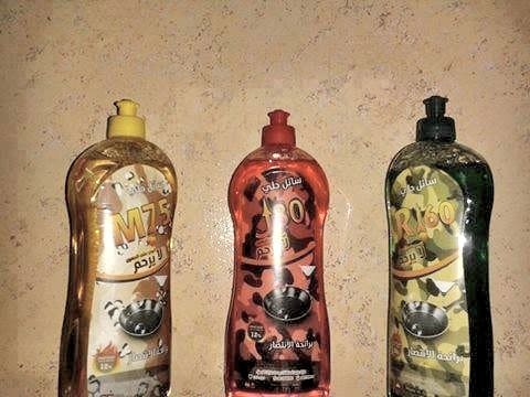Rocket branded dishwashing soap
