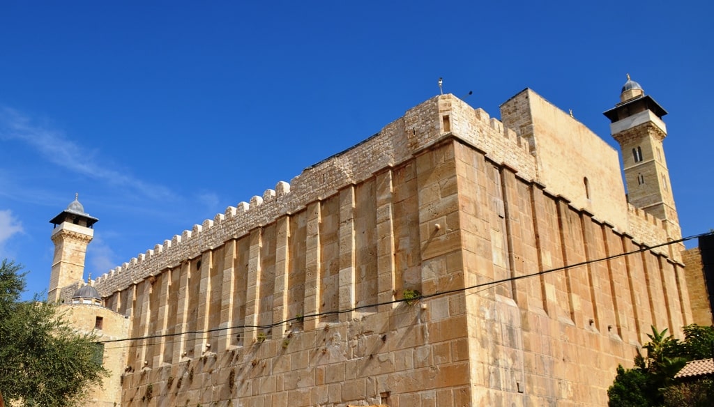 Hebron walls of Cave of Patriarchs