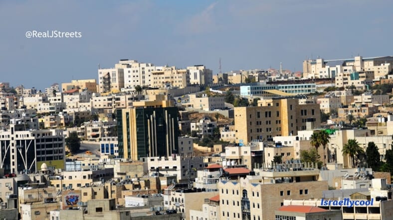 Hebron Arab buildings modern and new
