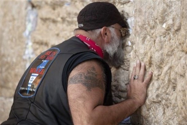 biker western wall