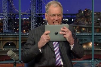 david letterman tongue