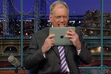 david letterman tongue