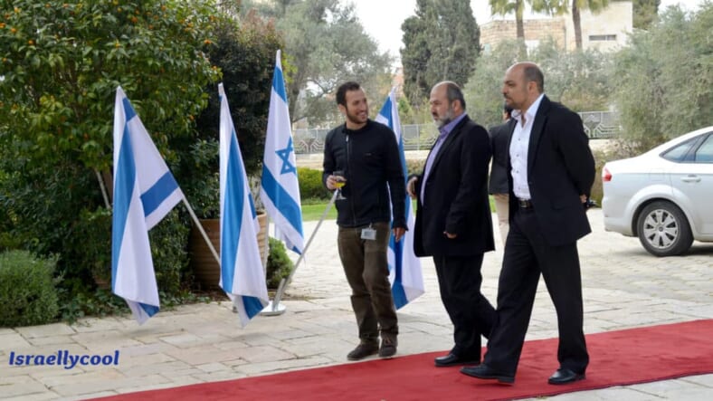 Arab MKs at President's house