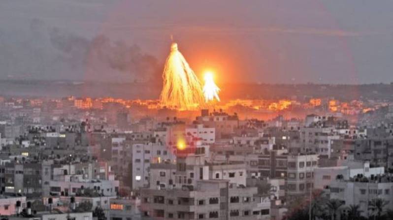 explosion gaza