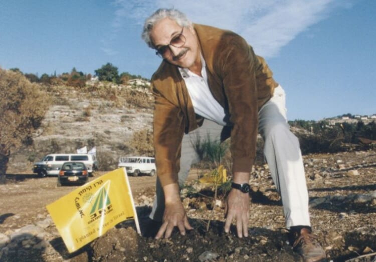 Rare Photos Of Iconic ProIsrael Celebrities Planting Trees For The JNF
