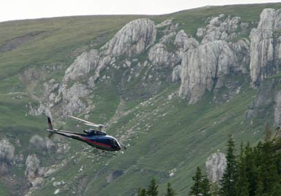 helicopter romania