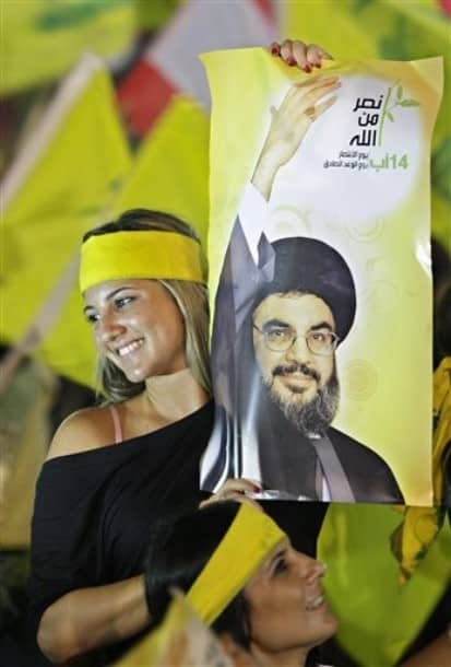 hot Hizbullah supporter