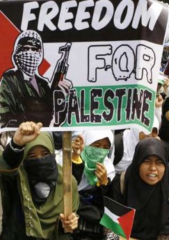 indonesia rally palestine - Reuters