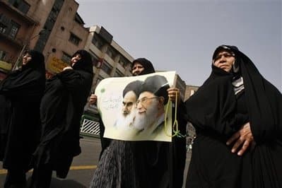 Iranian protest - AP