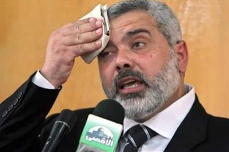 ismail haniyeh handkerchief