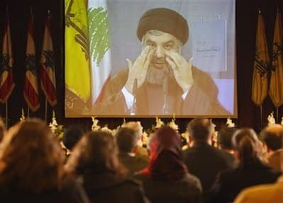 Nasrallah drunk - AP