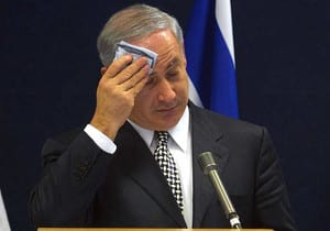 netanyahu sad