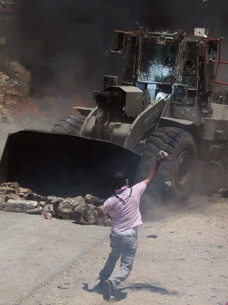 Palestinian protester Palestinian protester