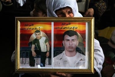 Palestinian prisoner - AP
