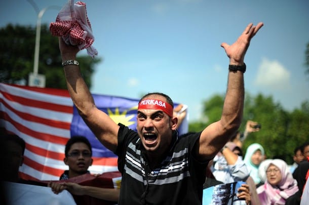 anti-Israel protester