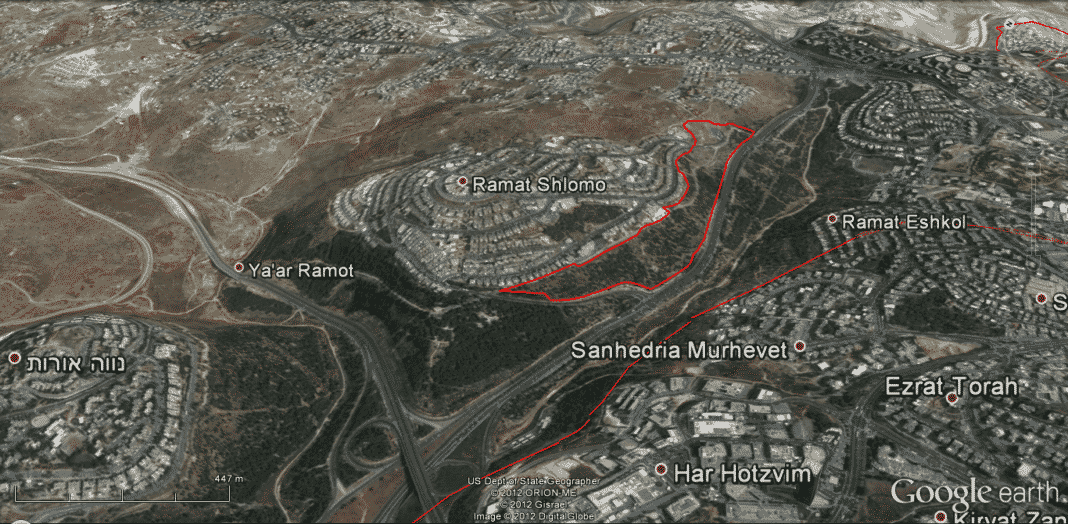 Ramat Shlomo Google Earth