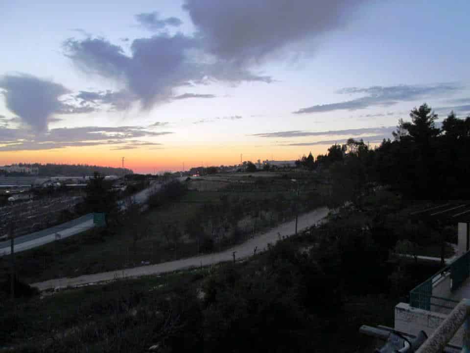 sunset, alon shvut