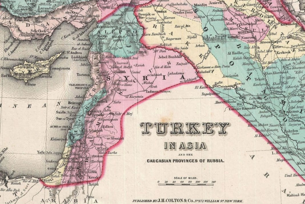 syria maps 1855_Colton_Map_of_Turkey,_Iraq,_and_Syria_-_Geographicus_-_TurkeyIraq-colton-1856