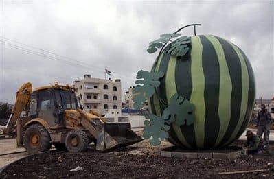 watermelon statue